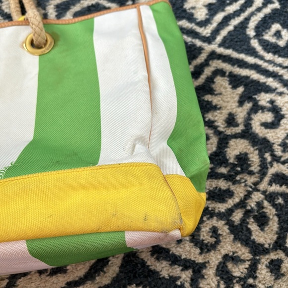 Lilly pulitzer striped cooler lunch tote bag - Picture 8 of 14